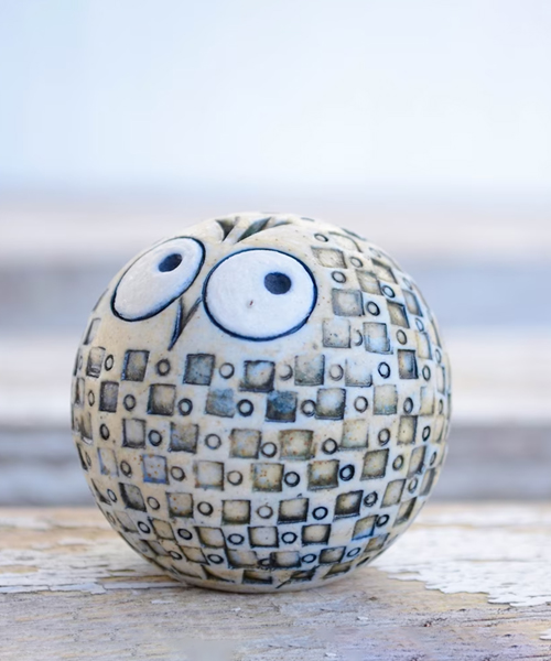 Golf Kunst Ball Ornament Eule Golf Kunst Ball Ornament Eule